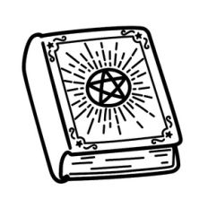 Witches Magic Spell Book