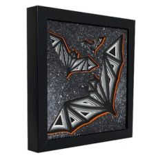 Stacked Bats Shadow Box