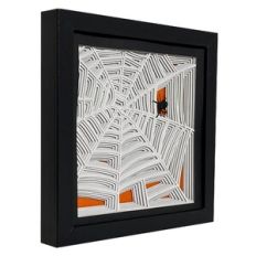Stacked Sider Web Shadow Box