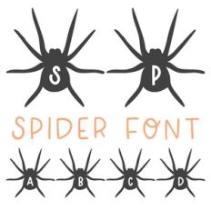 Spider Font Monogram