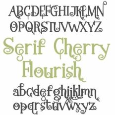 ZP Serif Cherry Flourish