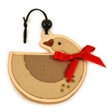 Gift Tag Goose Shaped