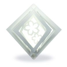 one layered pop up dice Cherry blossoms
