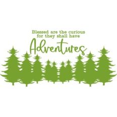 blessed are the curious for they shall have adventures