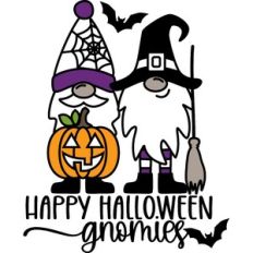 happy halloween gnomies