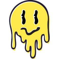 Melting Smiley Face