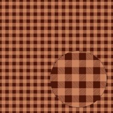 Peach Burgundy Seamless Buffalo Plaid Pattern