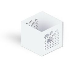 clouds hearts candle votive lantern box