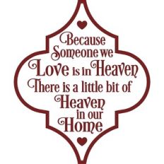 Someone We Love Is In Heaven Arabesque Christmas Ornament