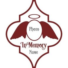 In Memory Arabesque Christmas Ornament