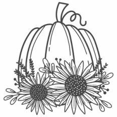 Pumpkin Sunflower Bouquet