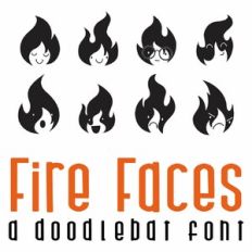 Fire Faces Doodlebat Font