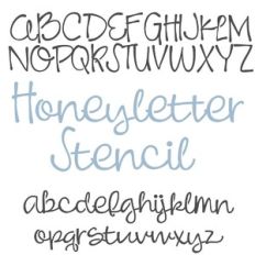 ZP Honeyletter Stencil
