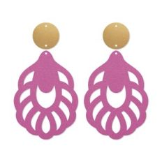 Moroccan Earring Template, Boho Faux Leather Earrings