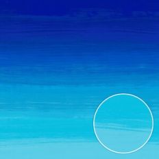 Blue Brushed Ombre Watercolor Background Pattern