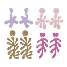 Boho Leaf Earring Template, Matisse Faux Leather Earrings