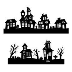 Halloween scary houses