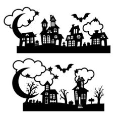 Haunted Halloween houses