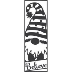Believe Christmas Gnome