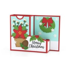 A2 Pocket Pop Up Card Wreath