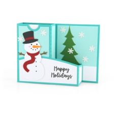 A2 Pocket Pop Up Card Snowman