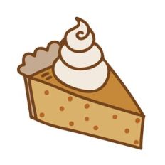 Pumpkin Pie Slice