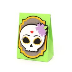 Halloween Treat Bag Mexican Skull