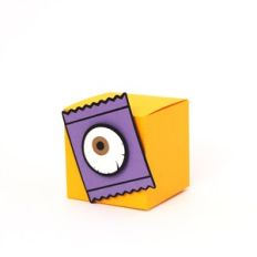 Haloween Cube Candy Box
