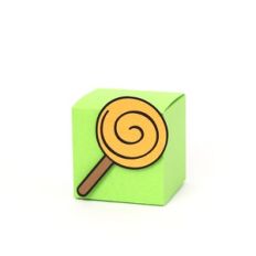 Halloween Cube Candy Box
