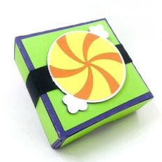 Hinged Box with Halloween Twist Candy