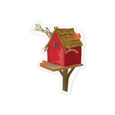 Red Birdhouse