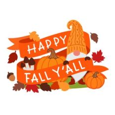 Happy Fall Autumn Gnome Sign