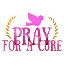 Pray For a Cure Breast Cancer Print n Cut File