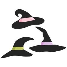 Halloween Witches Hats