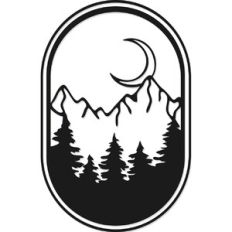 Mountain Night Sky