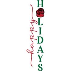 Happy Holidays - Vertical Design