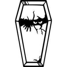 Coffin Zombie Monster