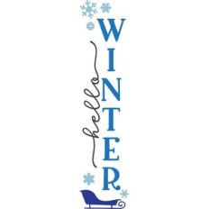 Hello Winter - Vertical Design
