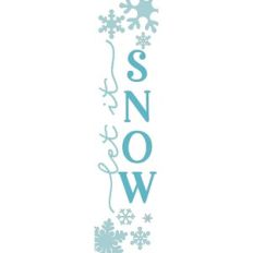 Let It Snow - Vertical Design