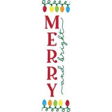 Merry and Bright - Vertical Design