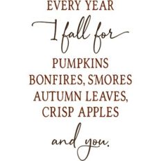 Every Year I Fall For - Fall Favorites List