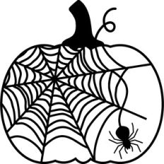 Spider Web Pumpkin