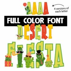 Desert Fiesta Color Font