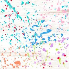 Recycled Craft Paper Splattered Watercolor Background Pattern