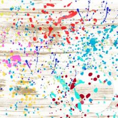 Recycled Craft Paper Splattered Watercolor Background Pattern