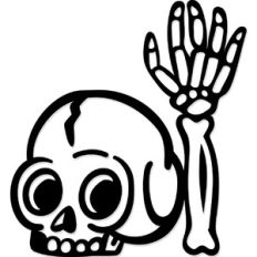 Front Yard Skeleton