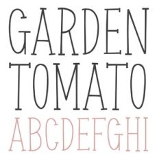 BFC Garden Tomato Farmhouse Serif Font