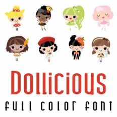 Dollicious Full Color Font