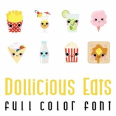 Dollicious Eats Full Color Font