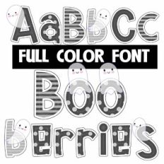Boo Berries Color Font